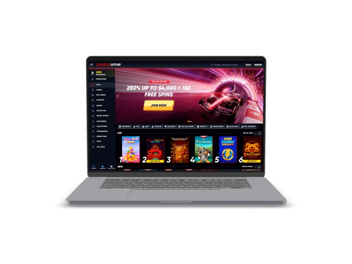 QuickWin Casino Desktop History